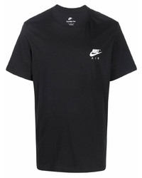 schwarzes T-Shirt mit einem Rundhalsausschnitt von Jordan