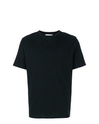 schwarzes T-Shirt mit einem Rundhalsausschnitt von JW Anderson