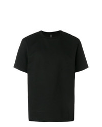 schwarzes T-Shirt mit einem Rundhalsausschnitt von Kazuyuki Kumagai