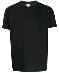 schwarzes T-Shirt mit einem Rundhalsausschnitt von Kenzo