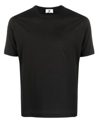 schwarzes T-Shirt mit einem Rundhalsausschnitt von Kired