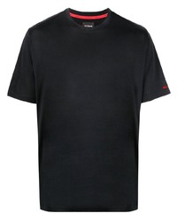 schwarzes T-Shirt mit einem Rundhalsausschnitt von Kiton