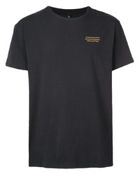 schwarzes T-Shirt mit einem Rundhalsausschnitt von Klättermusen