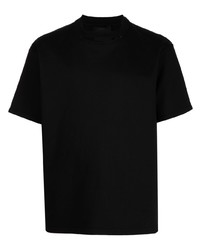 schwarzes T-Shirt mit einem Rundhalsausschnitt von Kusikohc