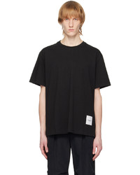 schwarzes T-Shirt mit einem Rundhalsausschnitt von LE17SEPTEMBRE
