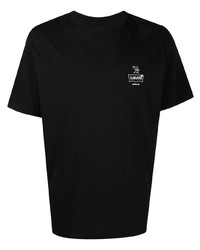 schwarzes T-Shirt mit einem Rundhalsausschnitt von Levi's