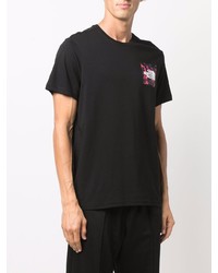 schwarzes T-Shirt mit einem Rundhalsausschnitt von The North Face