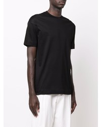 schwarzes T-Shirt mit einem Rundhalsausschnitt von Emporio Armani