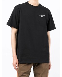 schwarzes T-Shirt mit einem Rundhalsausschnitt von Carhartt WIP