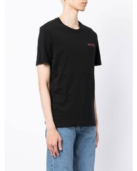 schwarzes T-Shirt mit einem Rundhalsausschnitt von True Religion