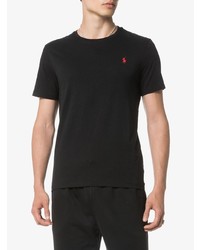 schwarzes T-Shirt mit einem Rundhalsausschnitt von Polo Ralph Lauren