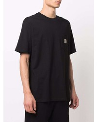 schwarzes T-Shirt mit einem Rundhalsausschnitt von Carhartt WIP