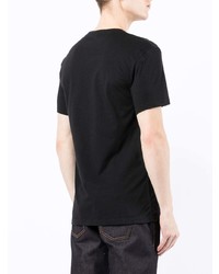 schwarzes T-Shirt mit einem Rundhalsausschnitt von Paul Smith