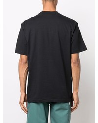 schwarzes T-Shirt mit einem Rundhalsausschnitt von Dickies Construct