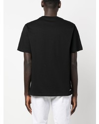 schwarzes T-Shirt mit einem Rundhalsausschnitt von Karl Lagerfeld