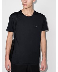 schwarzes T-Shirt mit einem Rundhalsausschnitt von Dolce & Gabbana