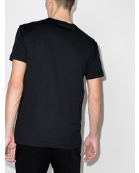 schwarzes T-Shirt mit einem Rundhalsausschnitt von Dolce & Gabbana