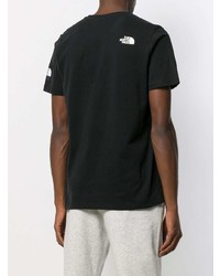 schwarzes T-Shirt mit einem Rundhalsausschnitt von The North Face