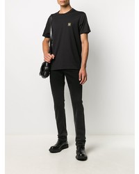 schwarzes T-Shirt mit einem Rundhalsausschnitt von Belstaff