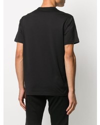 schwarzes T-Shirt mit einem Rundhalsausschnitt von Belstaff