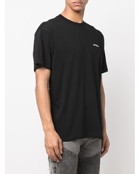 schwarzes T-Shirt mit einem Rundhalsausschnitt von Carhartt WIP