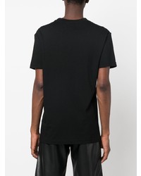 schwarzes T-Shirt mit einem Rundhalsausschnitt von Viktor & Rolf