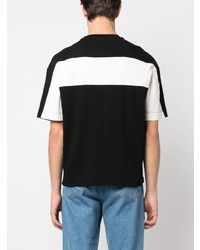 schwarzes T-Shirt mit einem Rundhalsausschnitt von Emporio Armani