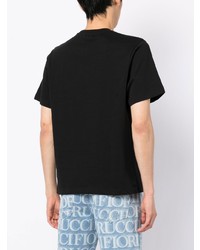 schwarzes T-Shirt mit einem Rundhalsausschnitt von Fiorucci