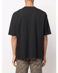 schwarzes T-Shirt mit einem Rundhalsausschnitt von Levi's