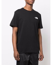 schwarzes T-Shirt mit einem Rundhalsausschnitt von The North Face