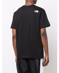 schwarzes T-Shirt mit einem Rundhalsausschnitt von The North Face