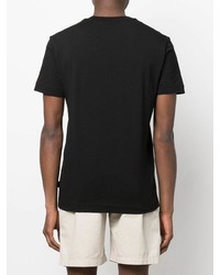 schwarzes T-Shirt mit einem Rundhalsausschnitt von Calvin Klein