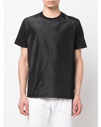 schwarzes T-Shirt mit einem Rundhalsausschnitt von Valentino