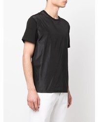 schwarzes T-Shirt mit einem Rundhalsausschnitt von Valentino