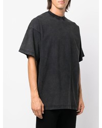 schwarzes T-Shirt mit einem Rundhalsausschnitt von Balenciaga