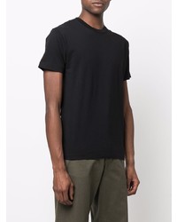 schwarzes T-Shirt mit einem Rundhalsausschnitt von Stone Island