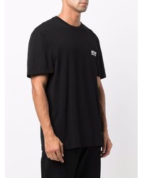 schwarzes T-Shirt mit einem Rundhalsausschnitt von Golden Goose