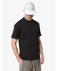 schwarzes T-Shirt mit einem Rundhalsausschnitt von Y-3