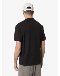 schwarzes T-Shirt mit einem Rundhalsausschnitt von Y-3