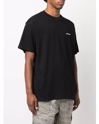 schwarzes T-Shirt mit einem Rundhalsausschnitt von Carhartt WIP