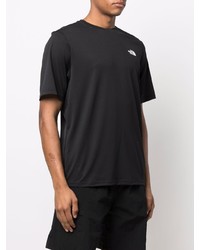 schwarzes T-Shirt mit einem Rundhalsausschnitt von The North Face