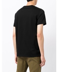 schwarzes T-Shirt mit einem Rundhalsausschnitt von Armani Exchange