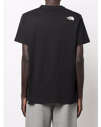 schwarzes T-Shirt mit einem Rundhalsausschnitt von The North Face