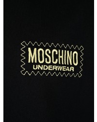 schwarzes T-Shirt mit einem Rundhalsausschnitt von Moschino