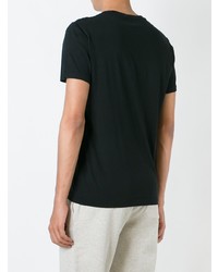 schwarzes T-Shirt mit einem Rundhalsausschnitt von Polo Ralph Lauren