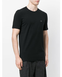 schwarzes T-Shirt mit einem Rundhalsausschnitt von Dolce & Gabbana Underwear