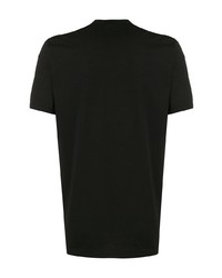 schwarzes T-Shirt mit einem Rundhalsausschnitt von Dolce & Gabbana