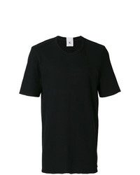 schwarzes T-Shirt mit einem Rundhalsausschnitt von Lost & Found Rooms