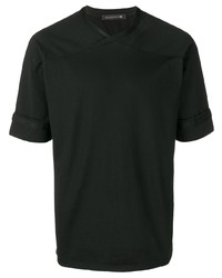 schwarzes T-Shirt mit einem Rundhalsausschnitt von Mackintosh 0004