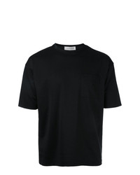 schwarzes T-Shirt mit einem Rundhalsausschnitt von MACKINTOSH